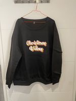 NEU Weihnachts-Pullover Gr.52 Gr.4XL schwarz Christmas Vibes Hessen - Gernsheim  Vorschau