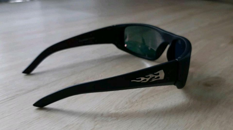 Sonnenbrille Biker Rocker Chopper Flammen Old School Vintage in Bad Doberan