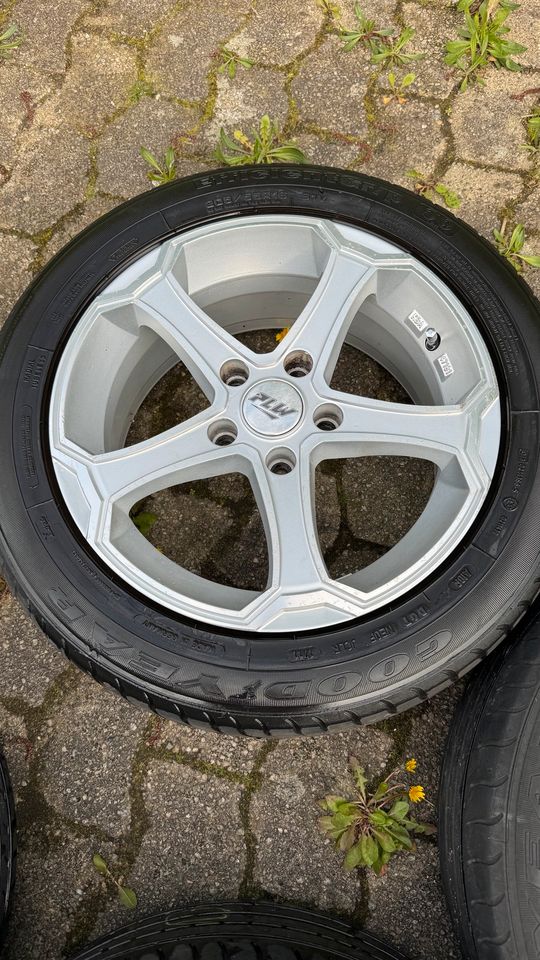 4x Alufelgen 205/55R16 5x112 LK 7Jx16 ET38 VW Audi Seat Skoda DB in Cuxhaven