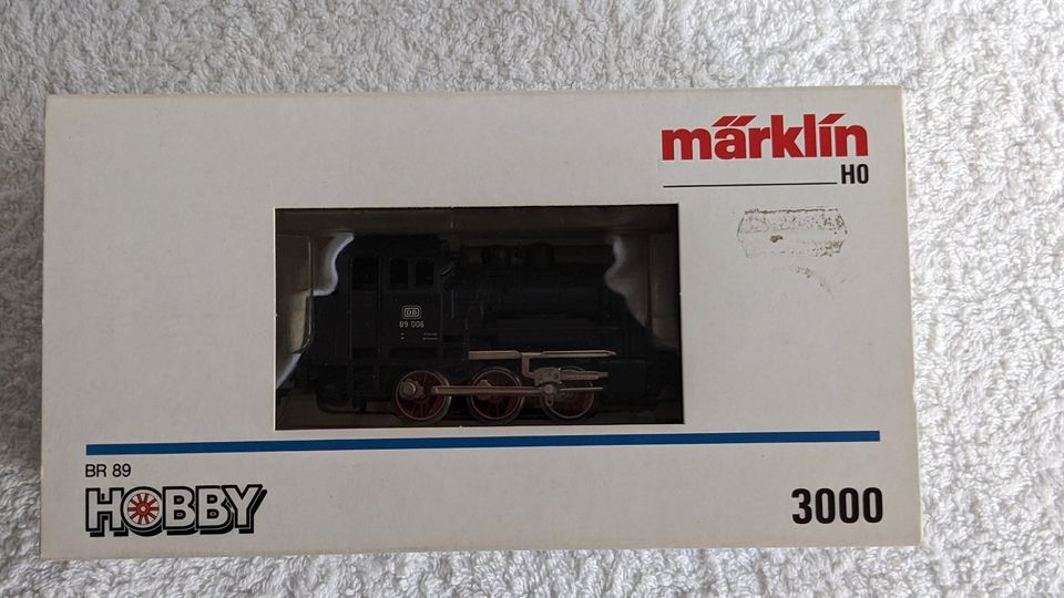 Märklin 3000 Dampflok BR 89 006, sehr guter Zustand in Geesthacht