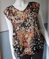 Gr. M Kurzarm Bluse T-Shirt Animal Print braun beige Soyaconcept Schleswig-Holstein - Hohenwestedt Vorschau