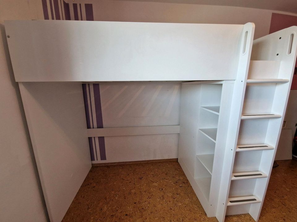 Ikea Hochbett Stuva mit Schrank 90 x 200 Kinderbett in Schwifting