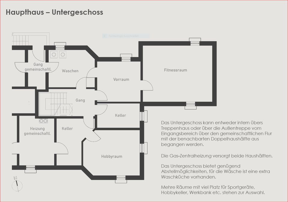 Geräumige Doppelhaushälfte mit separater Einliegerwohnung auf ruhigem Hinterliegergrundstück in Inningen in Augsburg