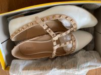 Schuhe festlich Brautschuhe weiß Ballerinas Hochzeit Bayern - Kleinrinderfeld Vorschau