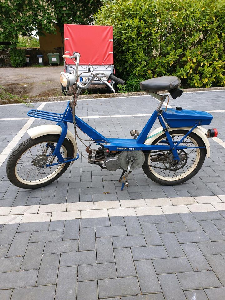 SIMSON SL1 S,PAPIERE, ORIGINAL, LÄUFT TOP in Isernhagen