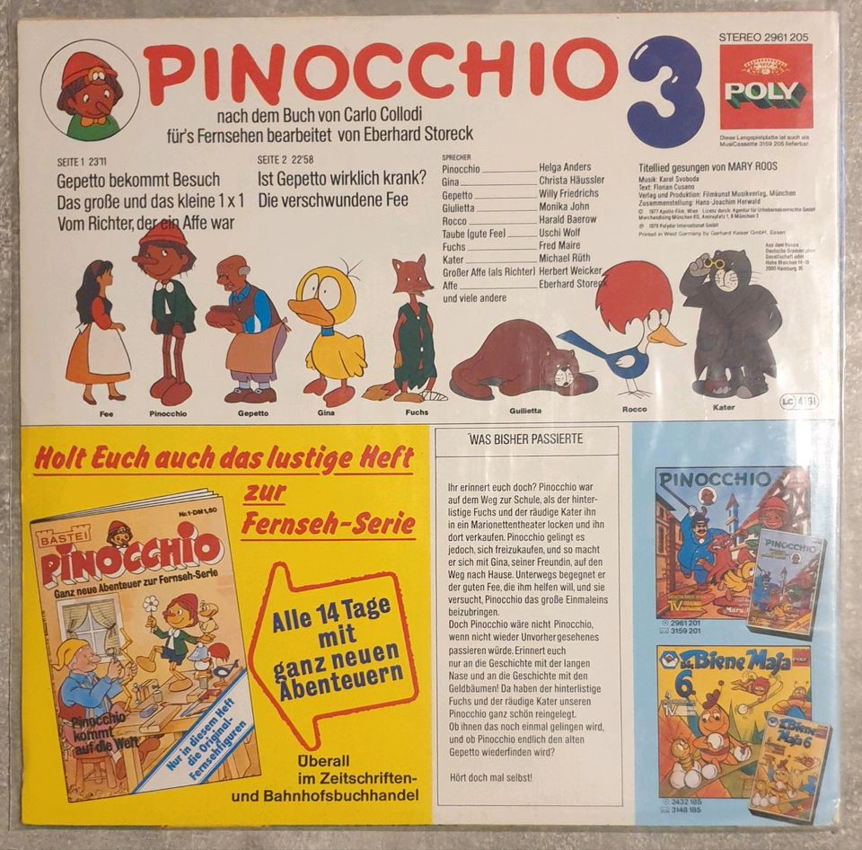 Schallplatte Pinocchio Vinyl in Offenbach