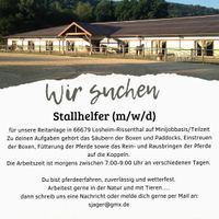 Suchen Stallhelfer Stallhilfe (m/w/d) Landwirtschaft Reitstall Saarland - Losheim am See Vorschau