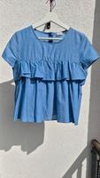 Hellblaue Boho Bluse mit Volants – Gr. S Kr. München - Feldkirchen Vorschau
