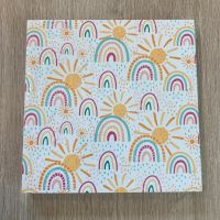 ⭐️ Stampin Up 6x6 Designerpapier Sonnenschein und Regenbogen Blumenthal - Farge Vorschau