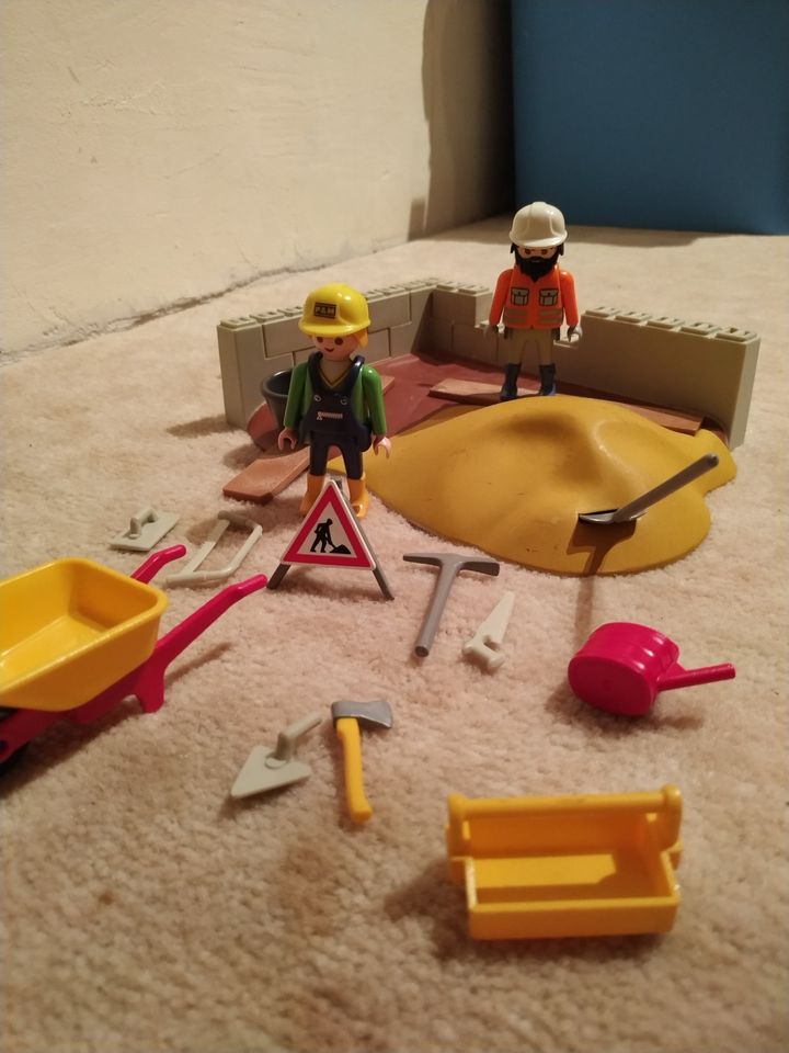 Playmobil Baustelle, originale Teile alle vorhanden in Herbrechtingen