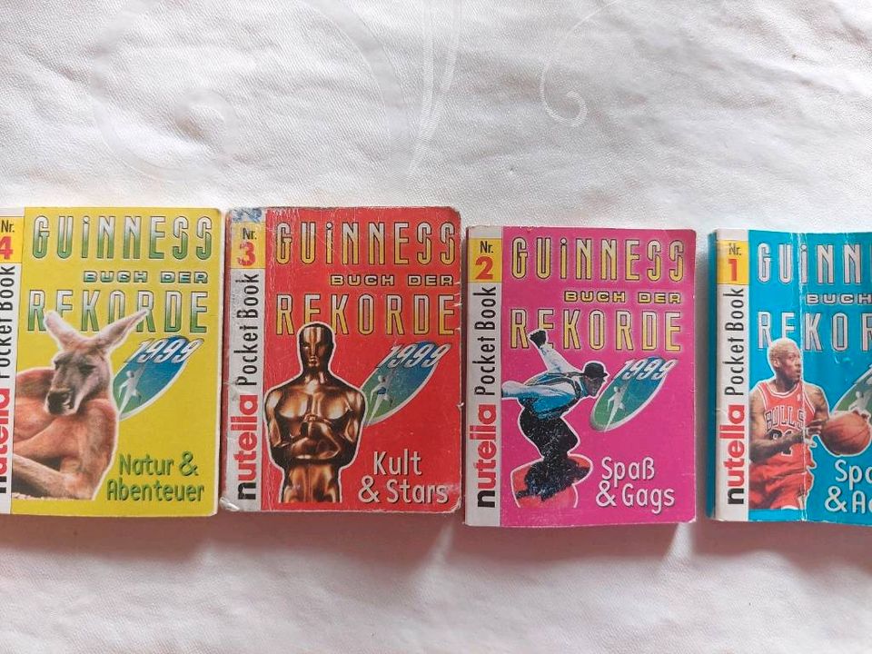 4x Nutella Büchlein Guinness Buch der Rekorde 1999 in Wuppertal