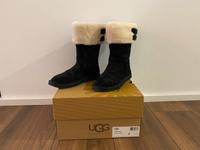 UGG Winter Stiefel Boots Bingham Gr 7 37 Lammfell WildLeder w neu Nordrhein-Westfalen - Leichlingen Vorschau