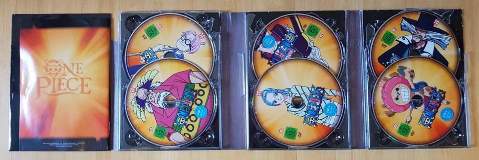 One Piece DVD Schuber Box 3 TV Serie 2 & 3 mit 6 DVDs in Großhansdorf