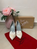 Christian Louboutin Heels weiß Corneille Braut Hochzeit Bridal Nordrhein-Westfalen - Jüchen Vorschau