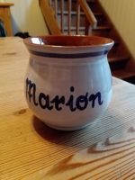 Tasse Keramik Töpferei Töpferware getöpfert Marion Name Brandenburg - Neuzelle Vorschau