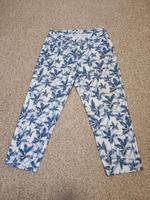 Gina Laura Damenjeans Gr.  42, 3/4 lang, blau/weiß Rheinland-Pfalz - Mommenheim Vorschau