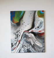 Unikat Bild Acrylic Pouring Floating  60 x 80 cm Leinwand Thüringen - Römhild Vorschau