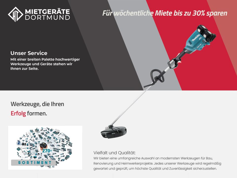 Werkzeug mieten| Akku-Gartengeräte | Makita in Dortmund