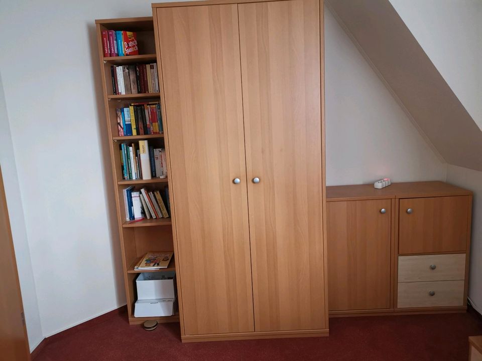 Kleiderschrank, Bücherregal, Komode, Schreibtischunterschrank in Oldenburg