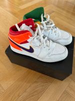 Air Jordan 1 MID (GS) 7Y Gr. 40 weiß/bunt Stuttgart - Stuttgart-Nord Vorschau