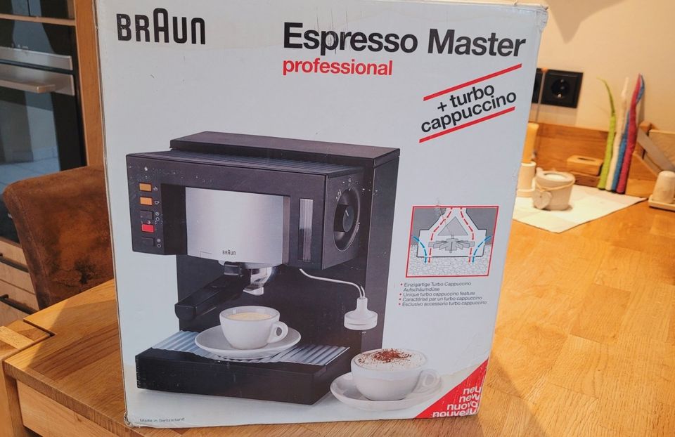 ⭐️Espresso Master BRAUN e400T ⭐️ Retro und KULT ! in Uettingen