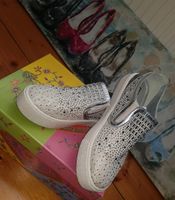 Sneaker Silber Gold 39 Strass Spitze Slip Ons Glitzer Rheinland-Pfalz - Ingelheim am Rhein Vorschau