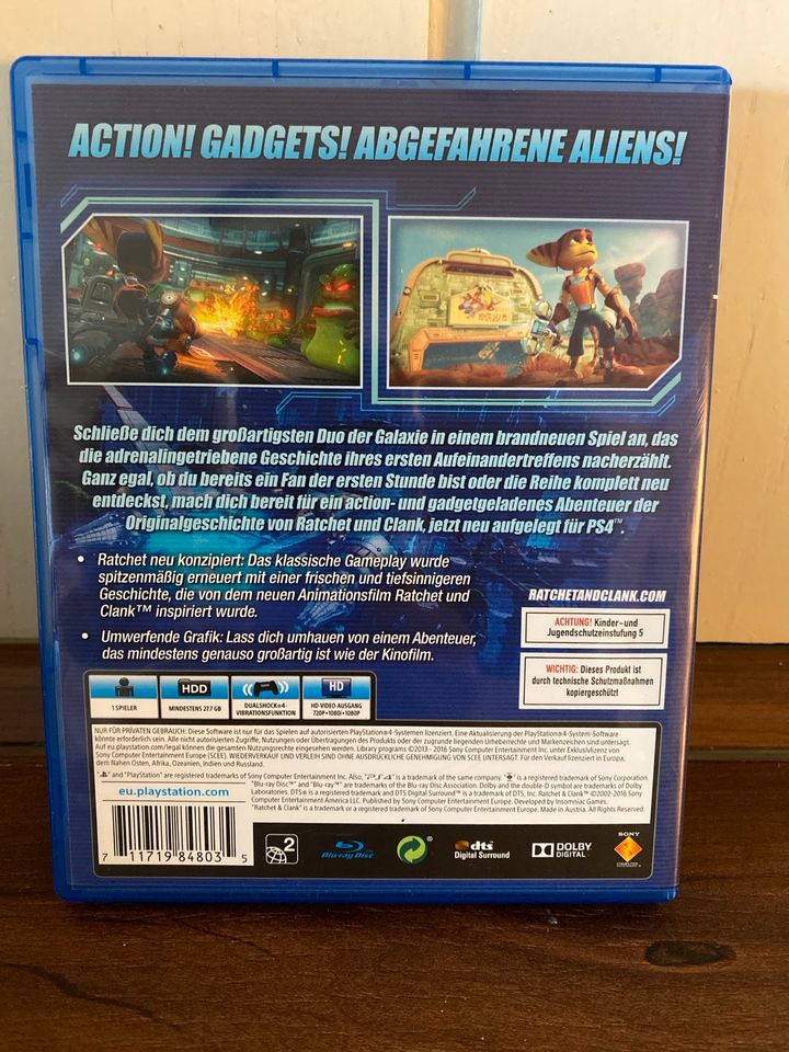 PS4 Ratchet Clank ab 12 Jahre in Hümmerich