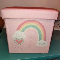 Aufbewahrungsbox, Kiste, rosa, Regenbogen  Hessen - Laubach Vorschau