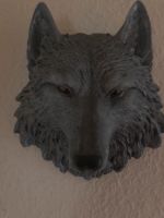 Betonfigur, Wolfskopf, als Wandbild 3 d,Handarbeit, Unikat Nordrhein-Westfalen - Hamm Vorschau