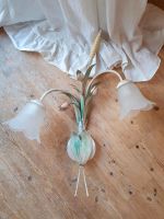 Vintage Honsel Schmiedeeisen Metall Blumen Wandlampe Wandleuchte Bayern - Halfing Vorschau