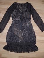 wunderschönes Kleid Chiffon Gr. 44 blau Paisley NEU Bayern - Eckental  Vorschau