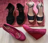 Keil sandale Keil pumps 38 39 HIS  Ghizzani Pink blau Schwarz Harburg - Hamburg Eißendorf Vorschau