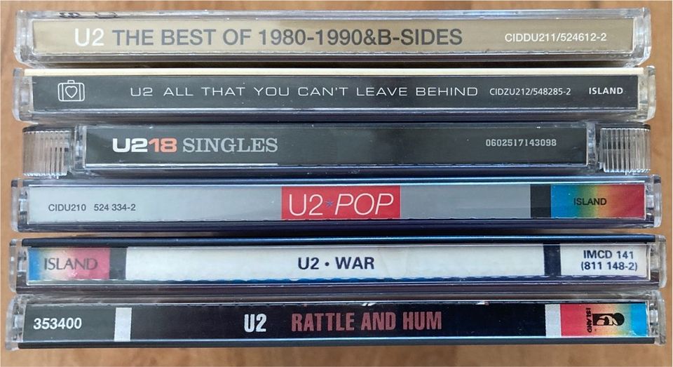 CD Sammlung U2, 7 Stück in Rimbach