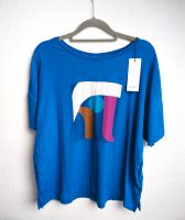 Oui T-Shirt Blau Grafik Grafikshirt Altona - Hamburg Sternschanze Vorschau