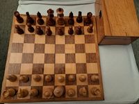 Vintage - Schachspiel aus Holz, 70er Jahre, DDR Brandenburg - Wustermark Vorschau