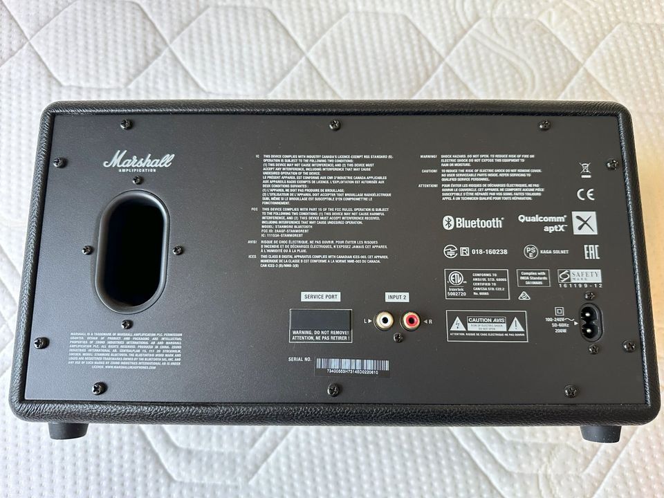 Marshall Stanmore 1 Bluetooth Lautsprecher schwarz in Düsseldorf