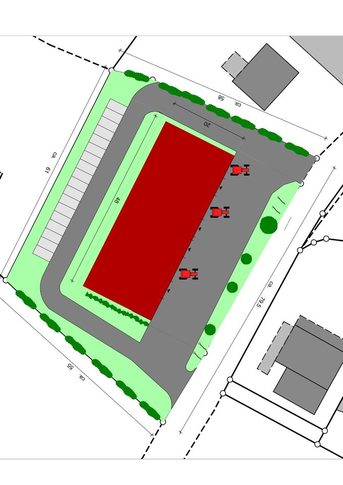 Gewerbehalle / Lagerhalle 750m2 Hallenfläche Industrie Produktion in Rinchnach