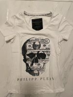 T-Shirt Damen S Plein Weiss Dollar Steine Totenkopf Berlin - Steglitz Vorschau