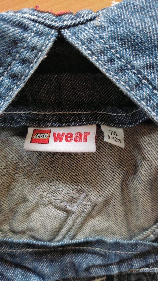 Lego Wear Latzhose Jeans Größe 74 in Hüttlingen