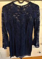 H&M Kleid Spitze Minikleid Hochzeit Party Fest XS 34 blau Sachsen - Naunhof Vorschau