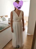 Brautkleid mit Spitze 36 weiß, V-Ausschnitt Baden-Württemberg - Ravensburg Vorschau