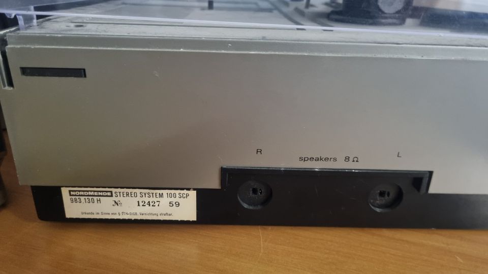 NORDMENDE Stereo System 100 SCP mit Boxen T0p in Reutlingen