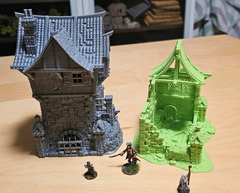 Tabletop Gebäude Hobbit Häuser u.a. Fantasy  GW in Norderstedt