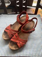 MEPHISTO LANNY 41 red orange korkkeilsandalette soft-Air-Techn Hannover - Mitte Vorschau