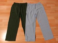Damen 2er Sommerhose Leinenoptik 30% Leinen/70 Baumwolle Größe M Bayern - Eckental  Vorschau