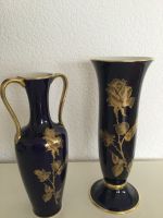 Vase, echt Cobalt, RoyalPorzellanBavaria, KM, Handarbeit München - Allach-Untermenzing Vorschau