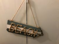 Schild zum Aufhängen „Beach“ neu Dekoration Bad Wohnzimmer Küche Baden-Württemberg - Altbach Vorschau