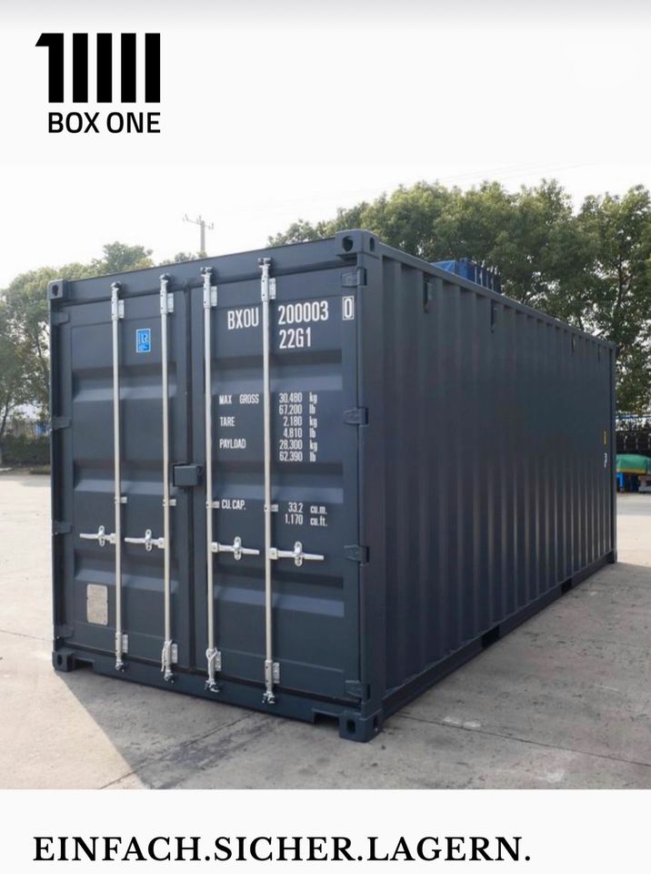 ✅ Seecontainer kaufen | 20 Fuß | BOX ONE Container | Lagercontainer | BERLIN ✅ in Berlin