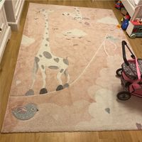 Kinder Teppich rosa 160x230 cm Berlin - Spandau Vorschau