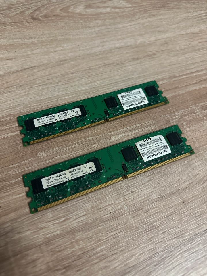 RAM 2x 1 GB DDR 2 in Köln